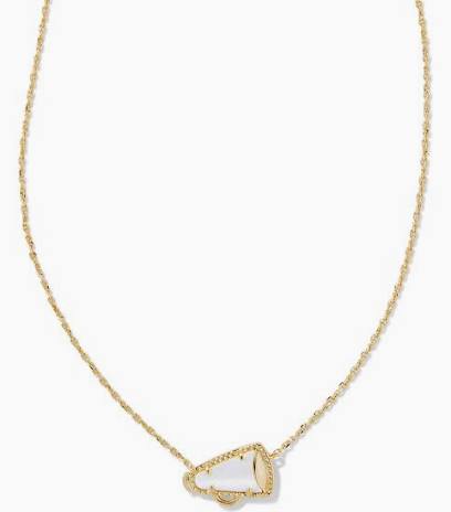 Kendra Scott Cheer Megaphone Necklace - Gold