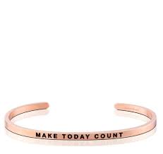 MantraBand Make Today Count Cuff