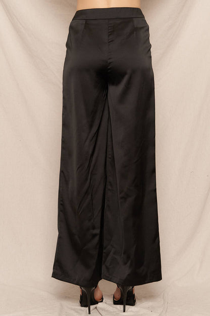 Satin Wide Leg Pants