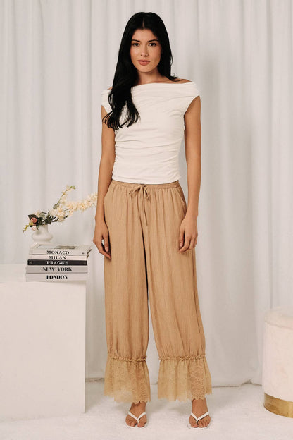 Sunday Edition - Bloom Pants With Lace Trim