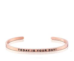 MantraBand Today Is Your Day Cuff