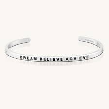 MantraBand Dream Believe Achieve Cuff
