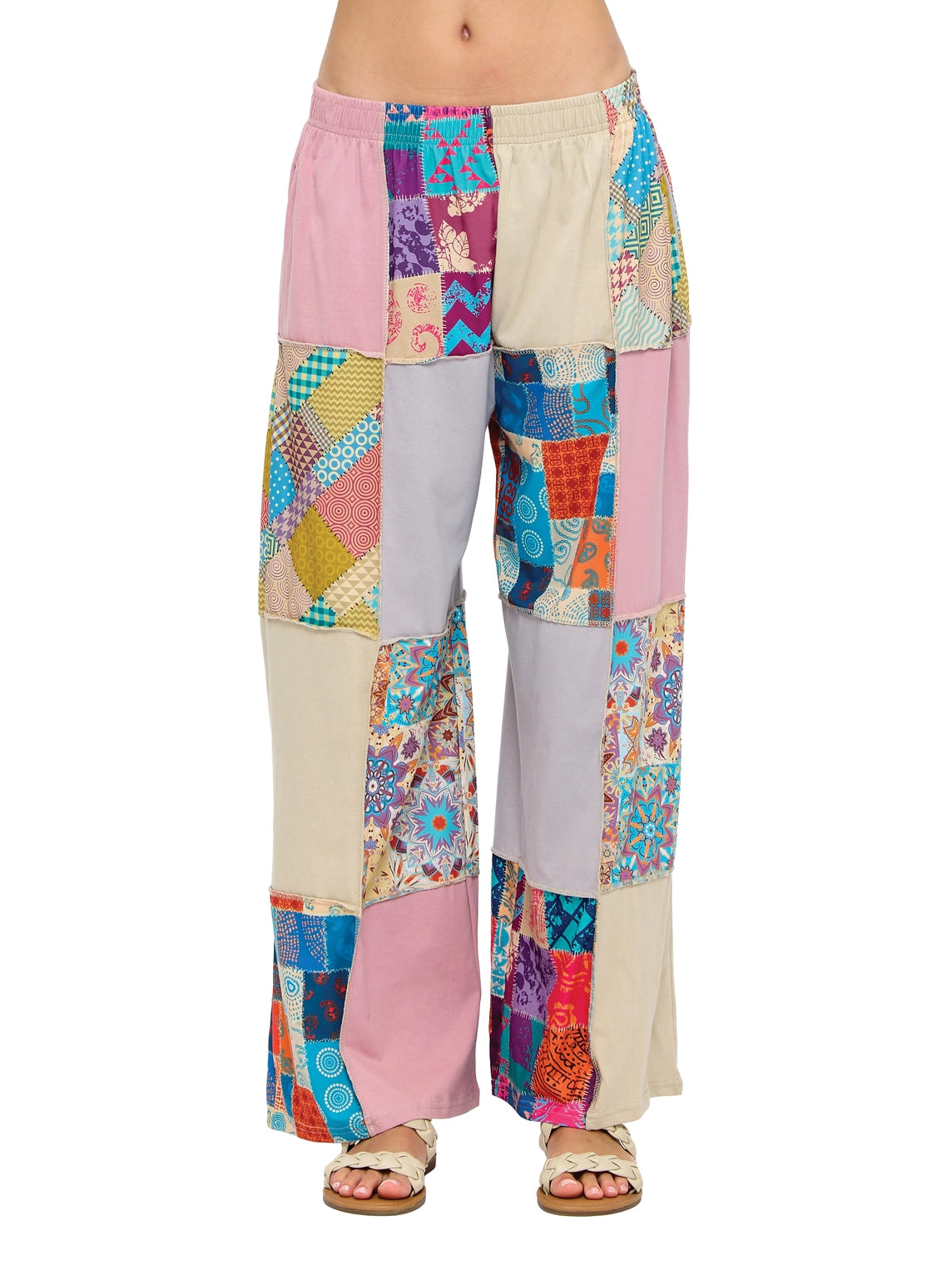 Yak & Yeti Boho Mandala Patchwork Pants