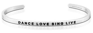 MantraBand Dance Love Sing Live Cuff