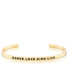 MantraBand Dance Love Sing Live Cuff