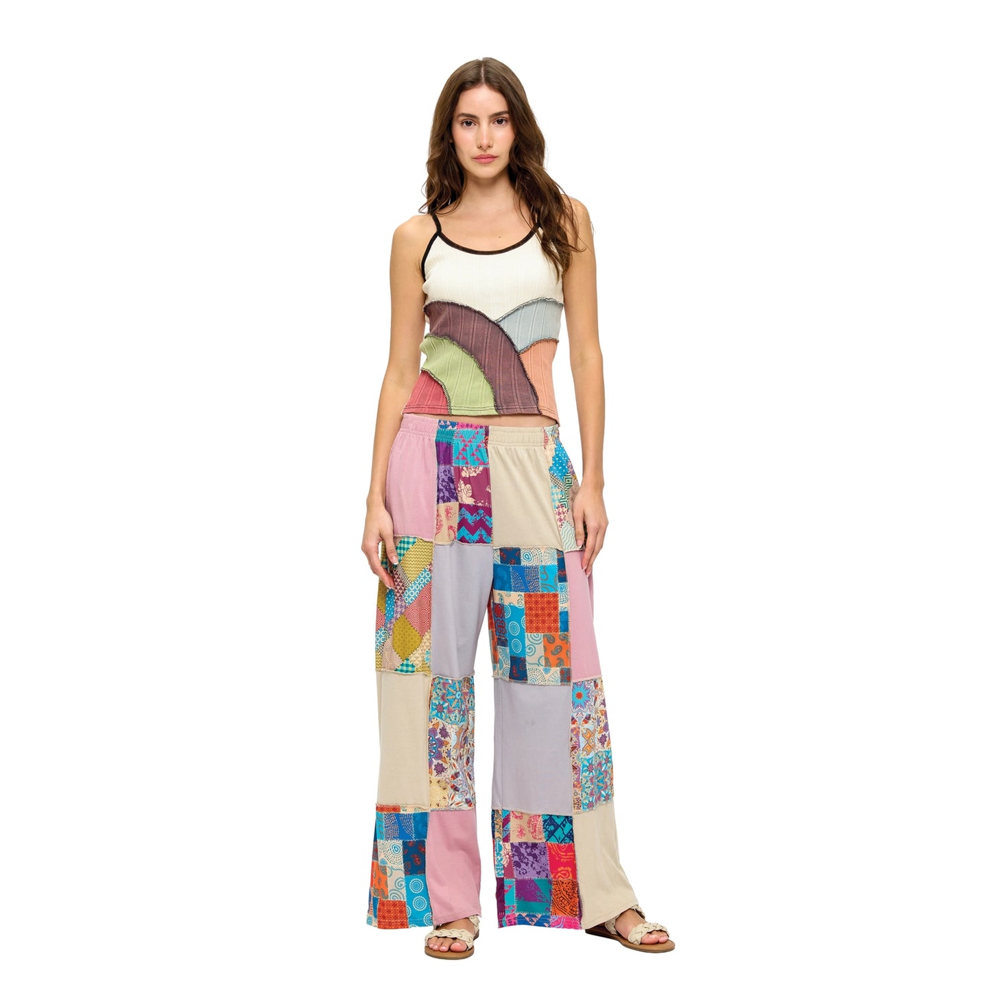 Yak & Yeti Boho Mandala Patchwork Pants
