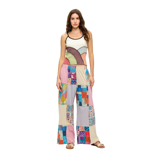 Yak & Yeti Boho Mandala Patchwork Pants