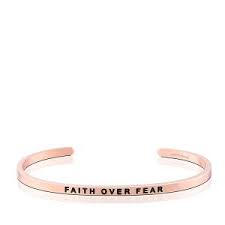 MantraBand Faith Over Fear Cuff