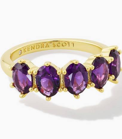 Kendra Scott Cailin Crystal Stud Ring - February