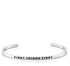 MantraBand First Things First Cuff