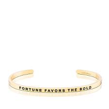 MantraBand Fortune Favors the Bold Cuff