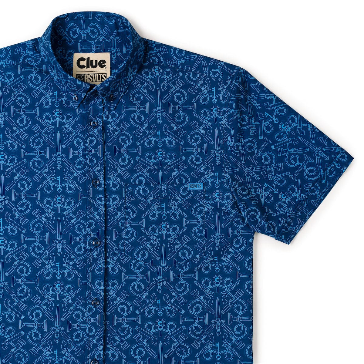 CALL TO ORDER - RSVLTS Clue "Choose Your Weapon" – KUNUFLEX Short Sleeve Shirt