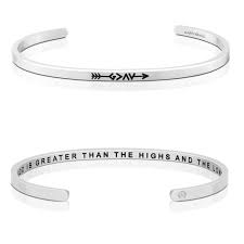 MantraBand God is Greater Than the Highs and Lows Cuff