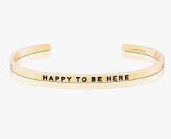 MantraBand Happy to Be Here Cuff