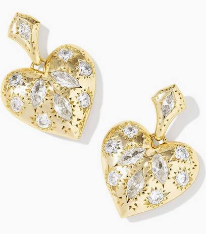 Kendra Scott Holland Heart Drop Earrings