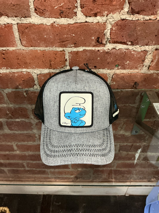 OVERLORD X Smurfs: Grouchy Smurf Trucker Cap