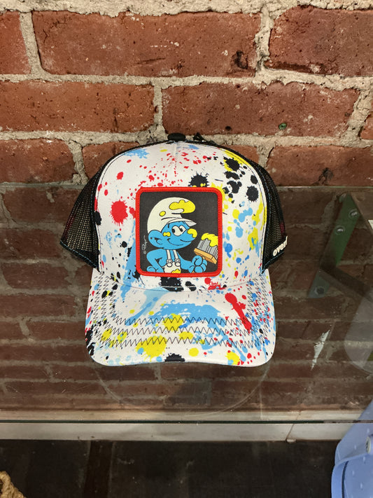 OVERLORD X Smurfs: Painter Smurf Trucker Cap