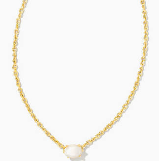 Kendra Scott Cailin Crystal Pendant Necklace - Gold