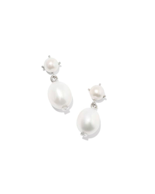 Kendra Scott Eve Drop Silver Earrings