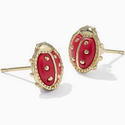 Kendra Scott Lady Bug Stud Earrings