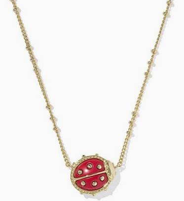 Kendra Scott Lady Bug Necklace - Gold