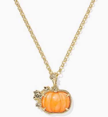 Kendra Scott Pumpkin Long Pendant Necklace