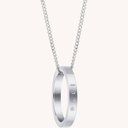 MantraBand Love Fidget Ring Necklace