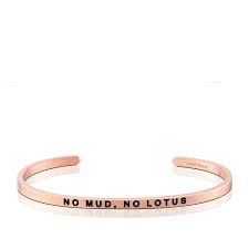 MantraBand No Mud, No Lotus Cuff