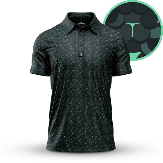Bogey Bros Whale Tail Snakeskin Polo