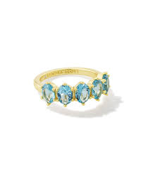 Kendra Scott Cailin Crystal Stud Ring - March