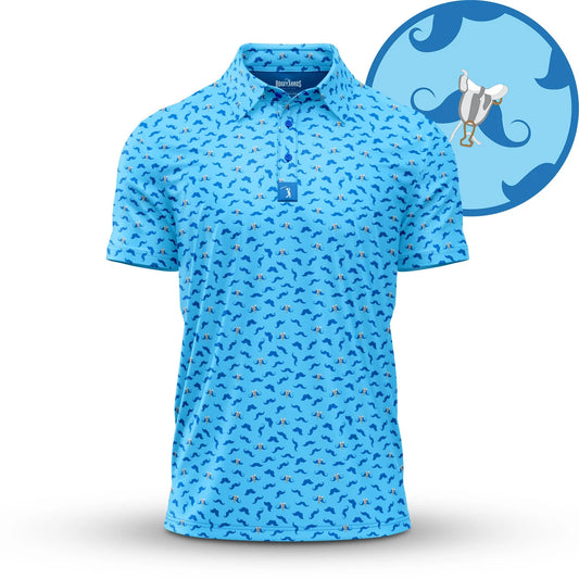 Bogey Bros Mustache Ride Polo
