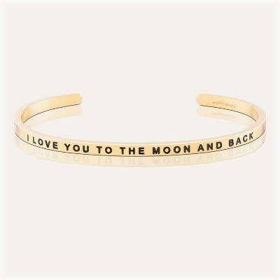 MantraBand I Love You to the Moon and Back Cuff