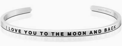 MantraBand I Love You to the Moon and Back Cuff