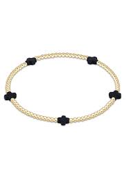 Enewton Signature Cross Pearl Bracelet 2mm - Fourth of July Collection