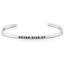 MantraBand Never Give Up Cuff