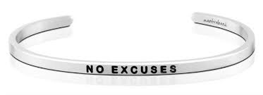 MantraBand No Excuses Cuff