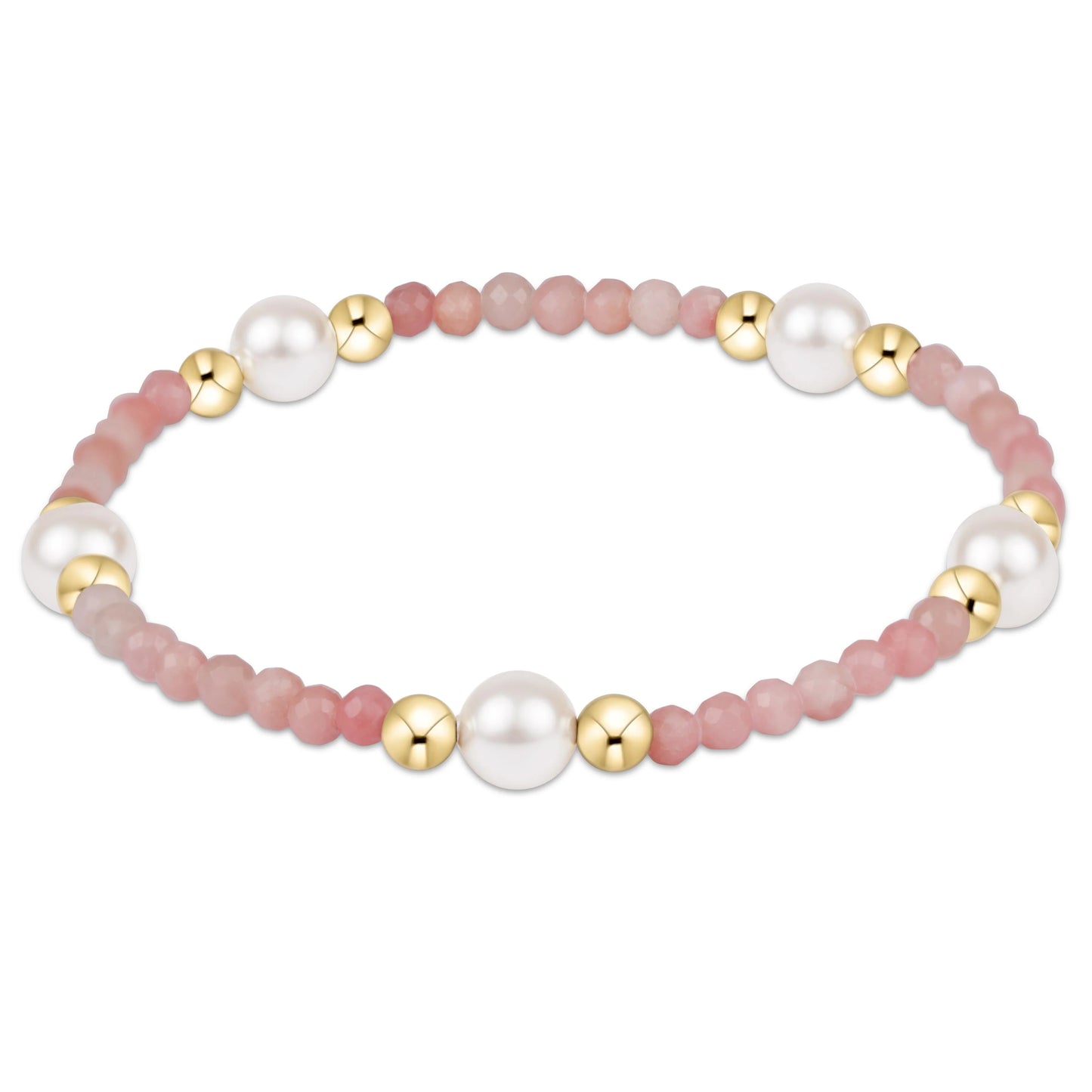 Enewton Purpose Pearl 6mm Bracelet - Pink Opal