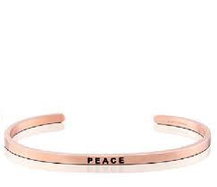 MantraBand Peace Cuff
