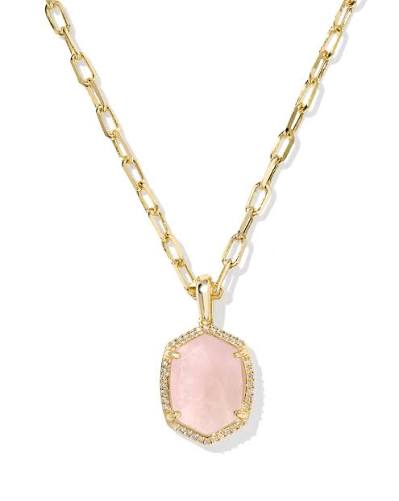 Kendra Scott Daphne Form Pendant Necklace - Pink