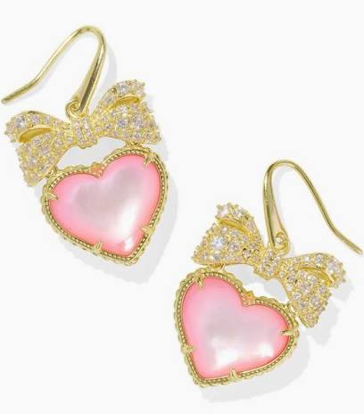 Kendra Scott Haisley Heart Drop Earrings