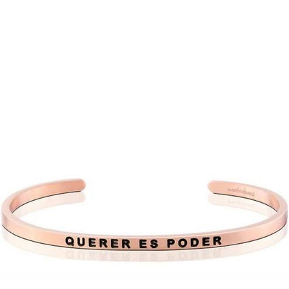 MantraBand Querer Es Poder Cuff