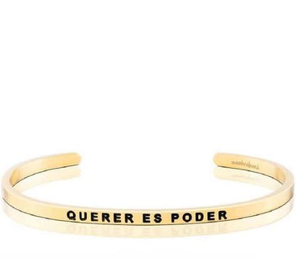 MantraBand Querer Es Poder Cuff