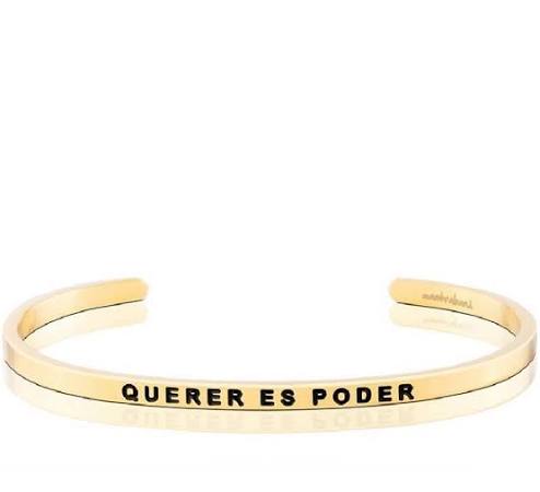 MantraBand Querer Es Poder Cuff