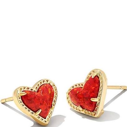 Kendra Scott Ari Heart Stud Earrings