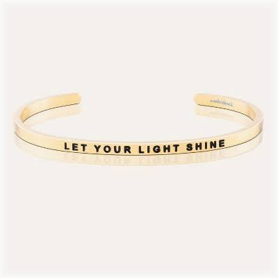 MantraBand Let Your Light Shine Cuff