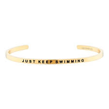 MantraBand Just Keep Swimming Cuff