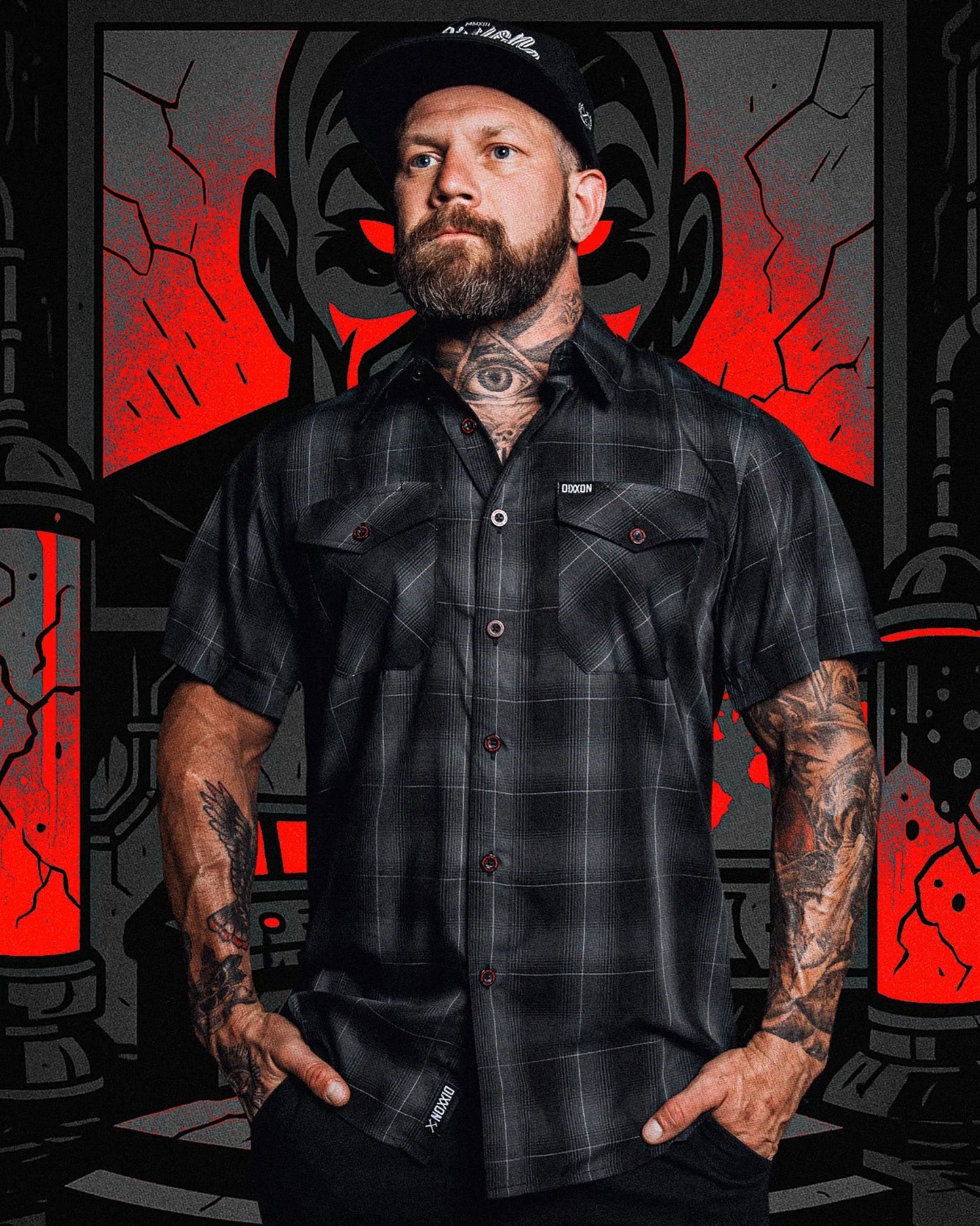 DIXXON The Villan Bamboo Party Shirt Short Sleeve